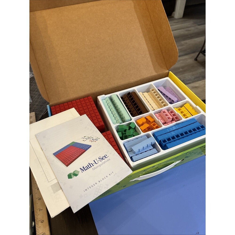 Math-U-See Manipulatives Integer Block Kit Complete Set 133 Blocks Math Learn
